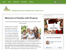 Tablet Screenshot of familieswithpurpose.com