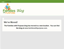 Tablet Screenshot of family-life.familieswithpurpose.com